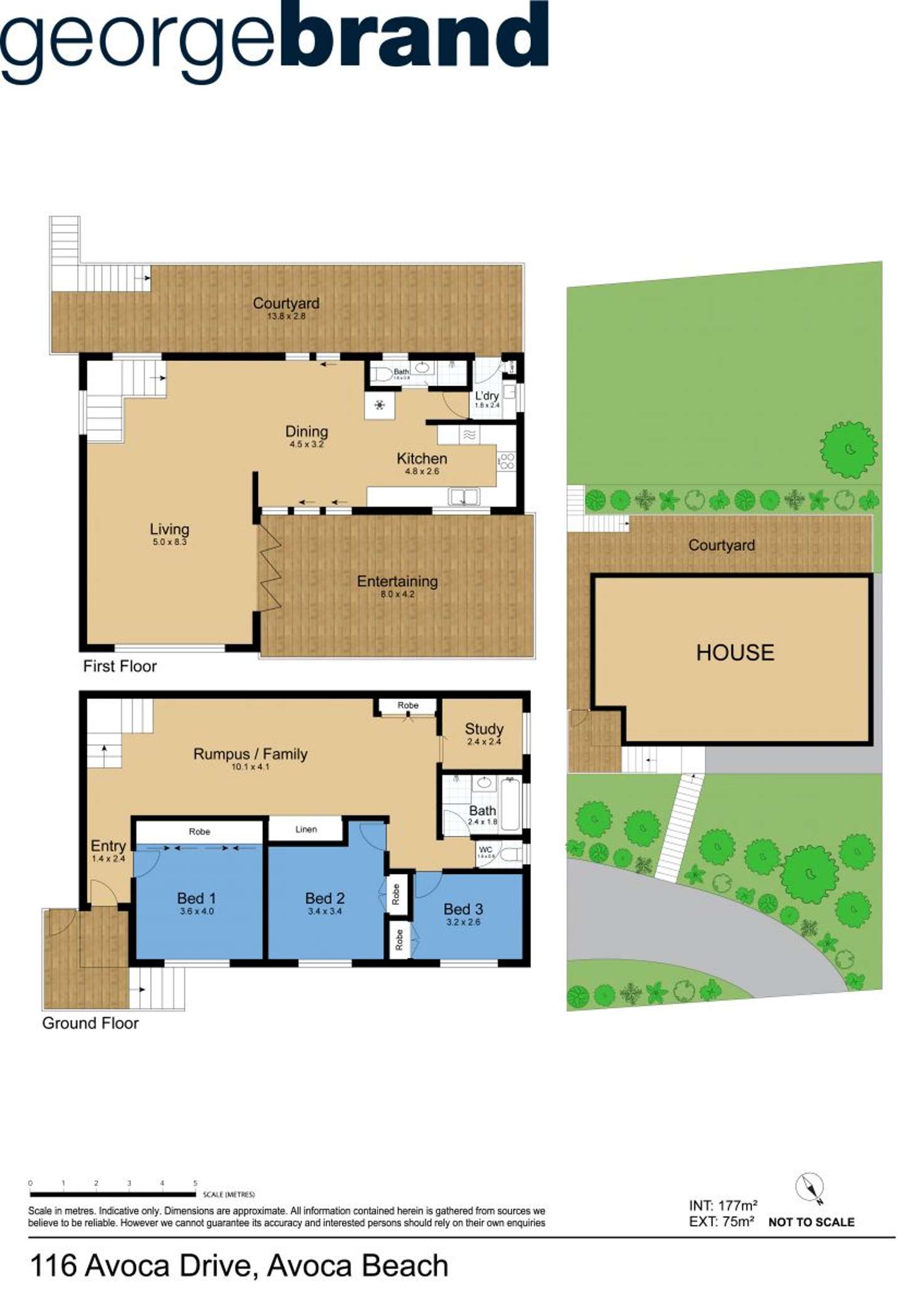 Floorplan of Homely house listing, 116 Avoca Drive, Avoca Beach NSW 2251