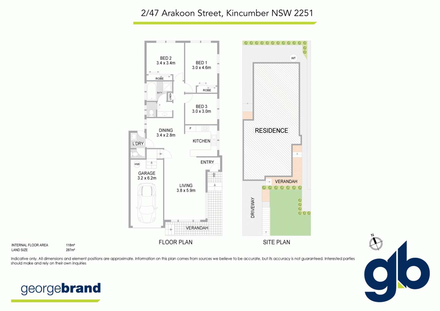 Floorplan of Homely villa listing, 2/47 Arakoon Street, Kincumber NSW 2251