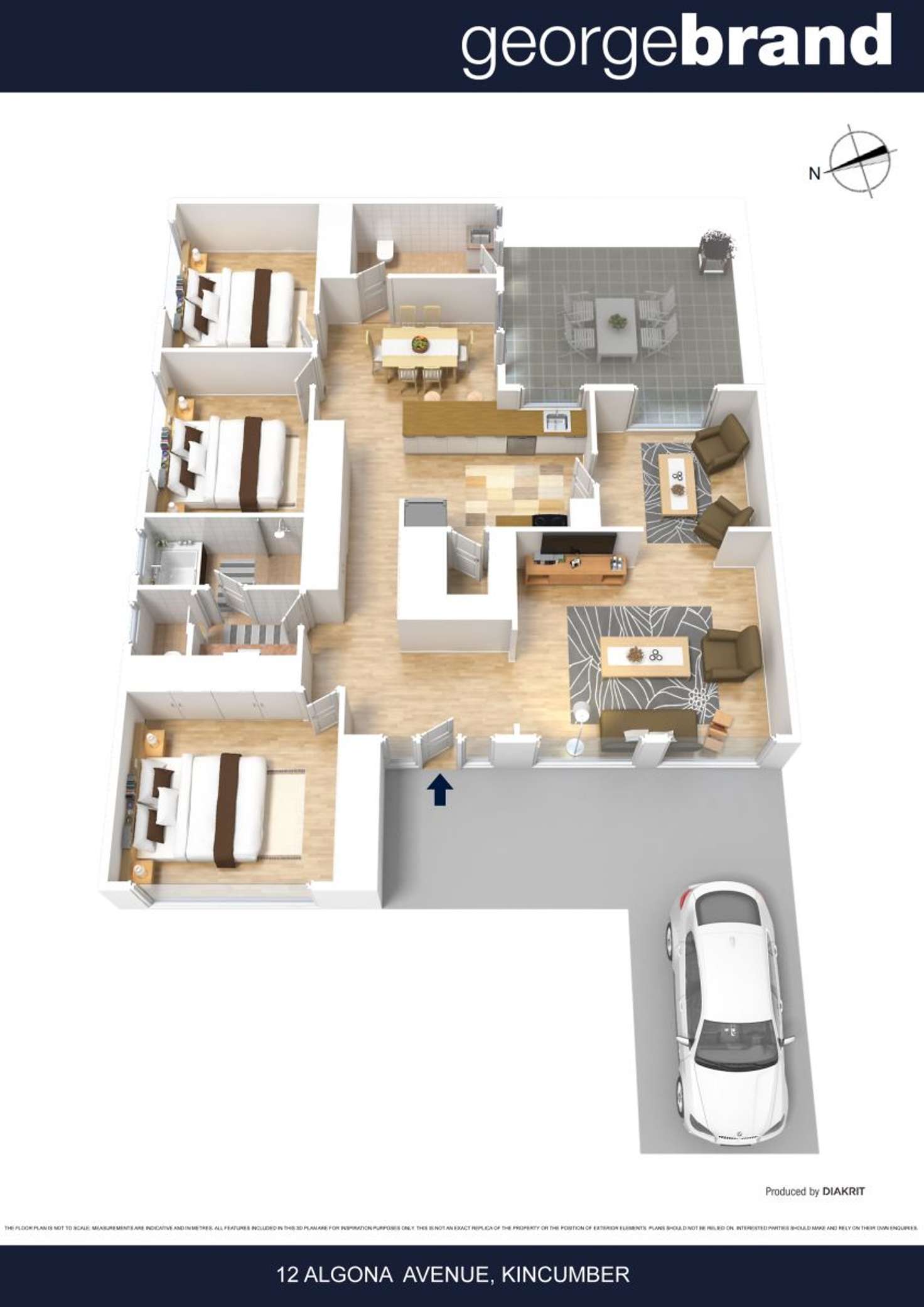 Floorplan of Homely house listing, 12 Algona Avenue, Kincumber NSW 2251