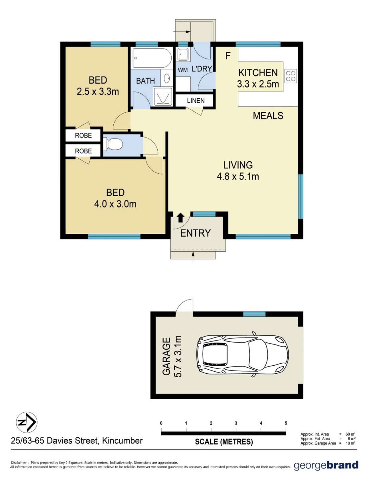 Floorplan of Homely townhouse listing, 25/65 Davies Street, Kincumber NSW 2251