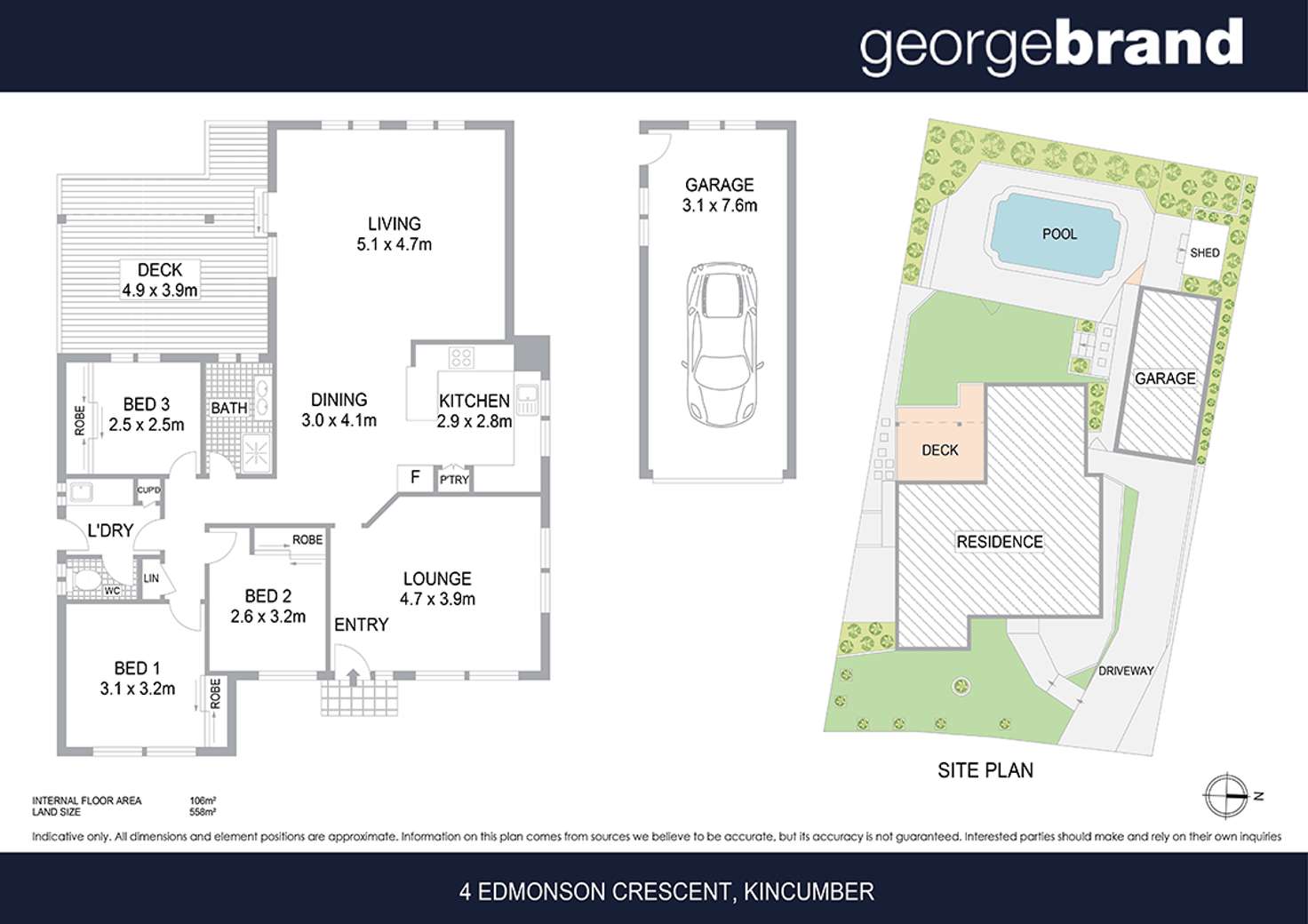 Floorplan of Homely house listing, 4 Edmondson Crescent, Kincumber NSW 2251