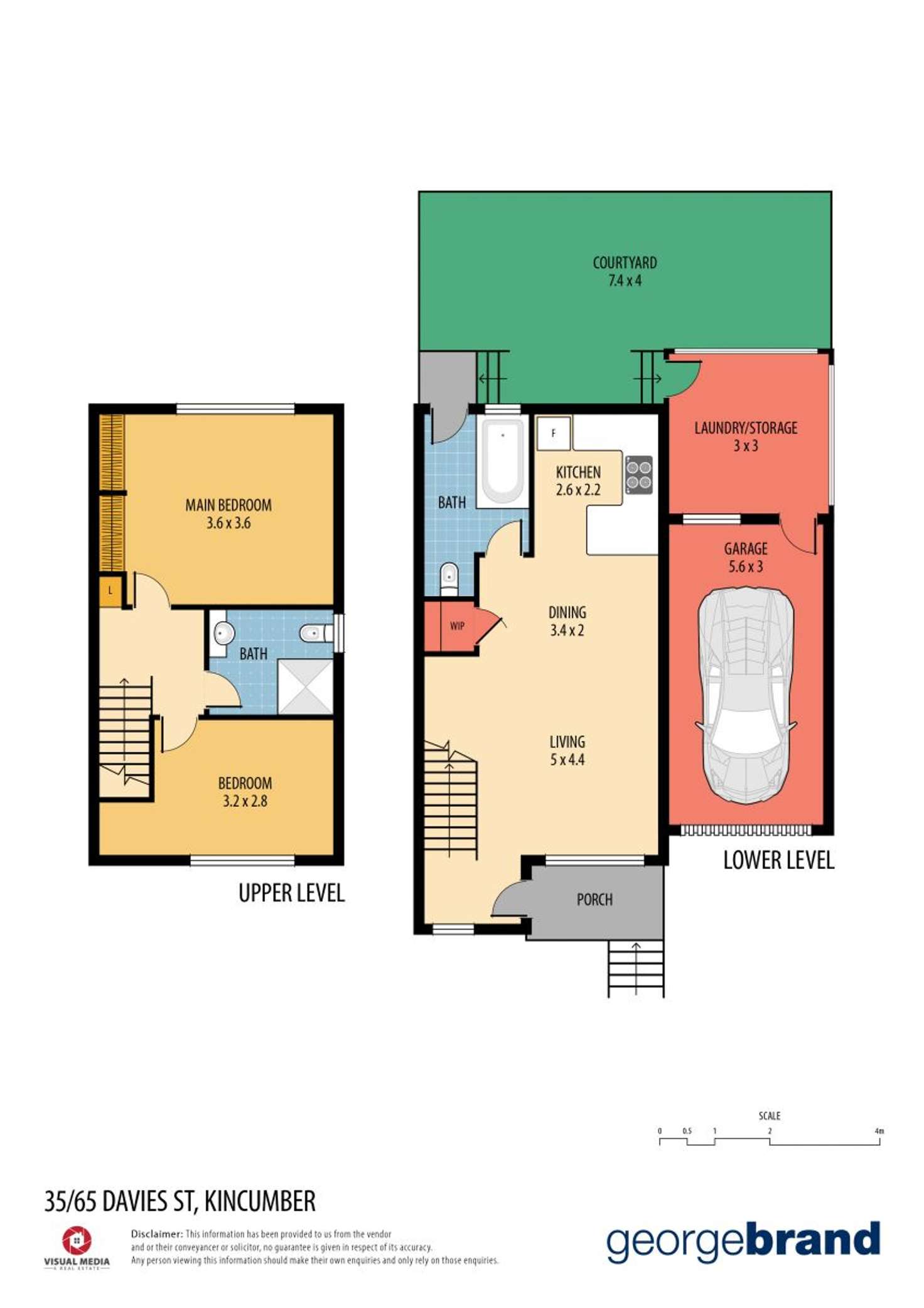 Floorplan of Homely townhouse listing, 35/65 Davies Street, Kincumber NSW 2251