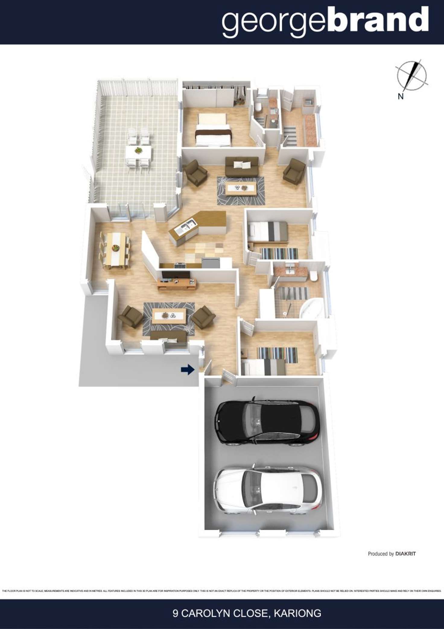 Floorplan of Homely house listing, 9 Carolyn Close, Kariong NSW 2250