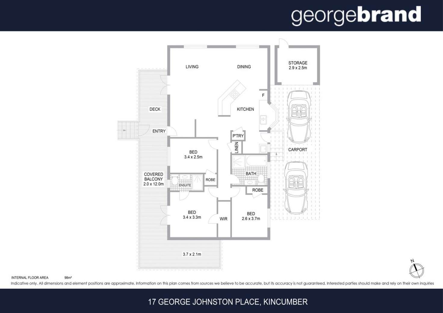Floorplan of Homely house listing, 17 George Johnston Place, Kincumber NSW 2251