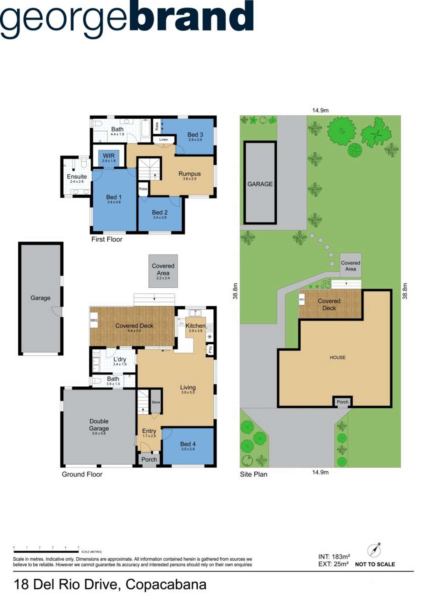 Floorplan of Homely house listing, 18 Del Rio Drive, Copacabana NSW 2251