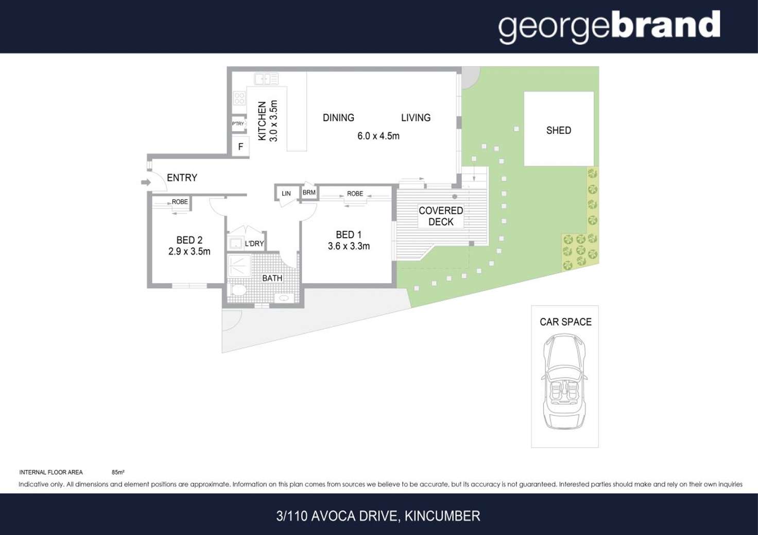 Floorplan of Homely house listing, 3/110 Avoca Drive, Kincumber NSW 2251