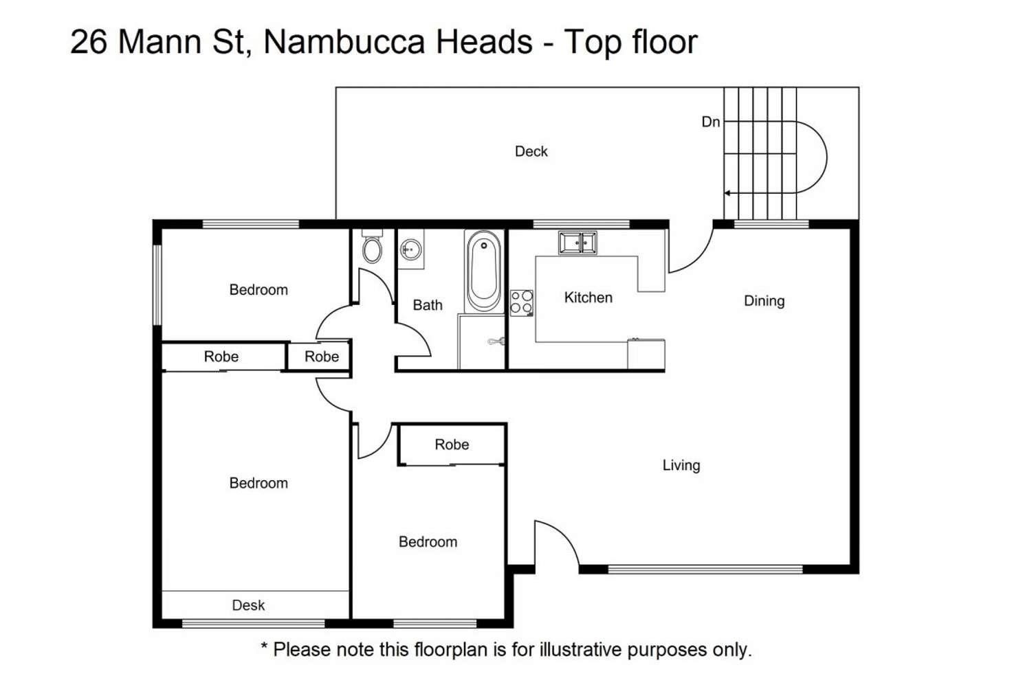 Floorplan of Homely house listing, 26 Mann St, Nambucca Heads NSW 2448