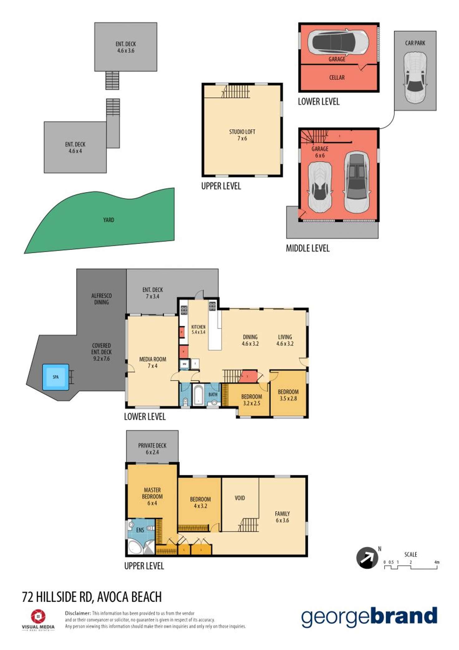 Floorplan of Homely house listing, 72 Hillside Road, Avoca Beach NSW 2251