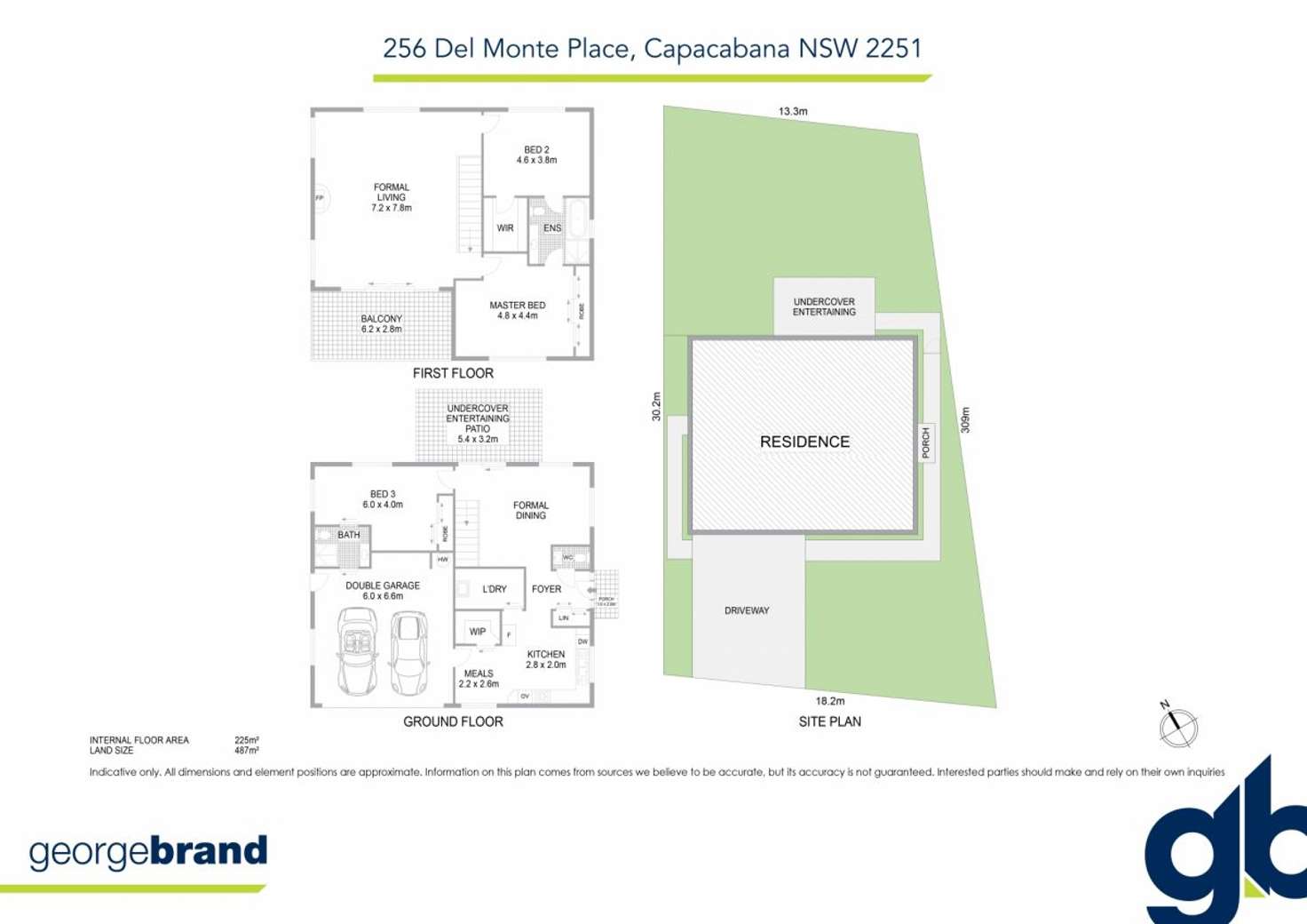 Floorplan of Homely house listing, 256 Del Monte Place, Copacabana NSW 2251