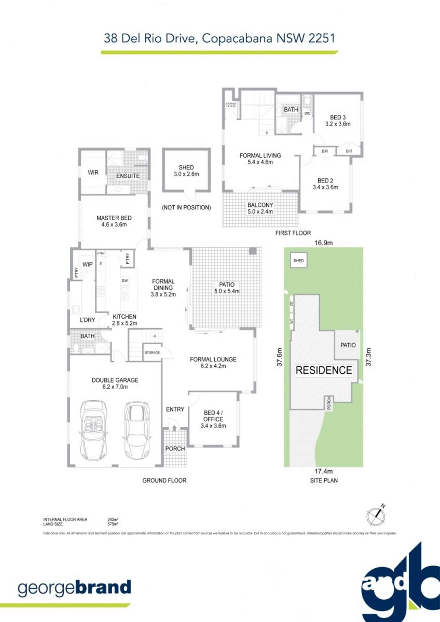 Floorplan of Homely house listing, 38 Del Rio Drive, Copacabana NSW 2251