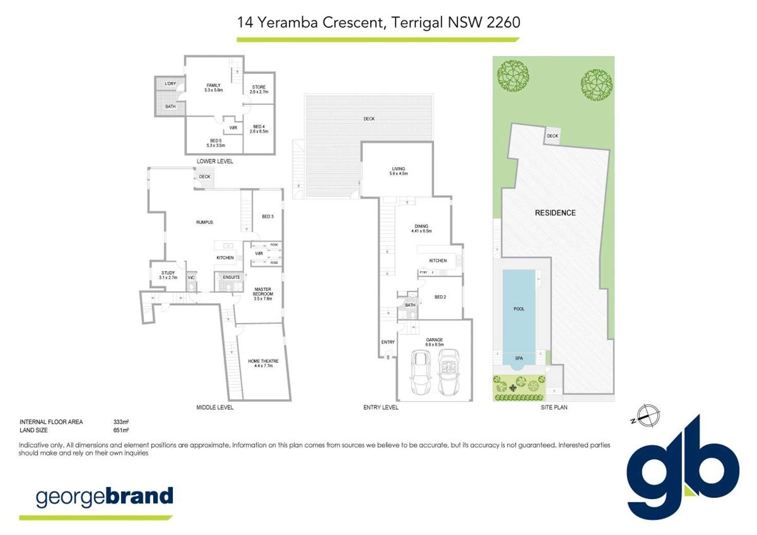 Floorplan of Homely house listing, 14 Yeramba Crescent, Terrigal NSW 2260