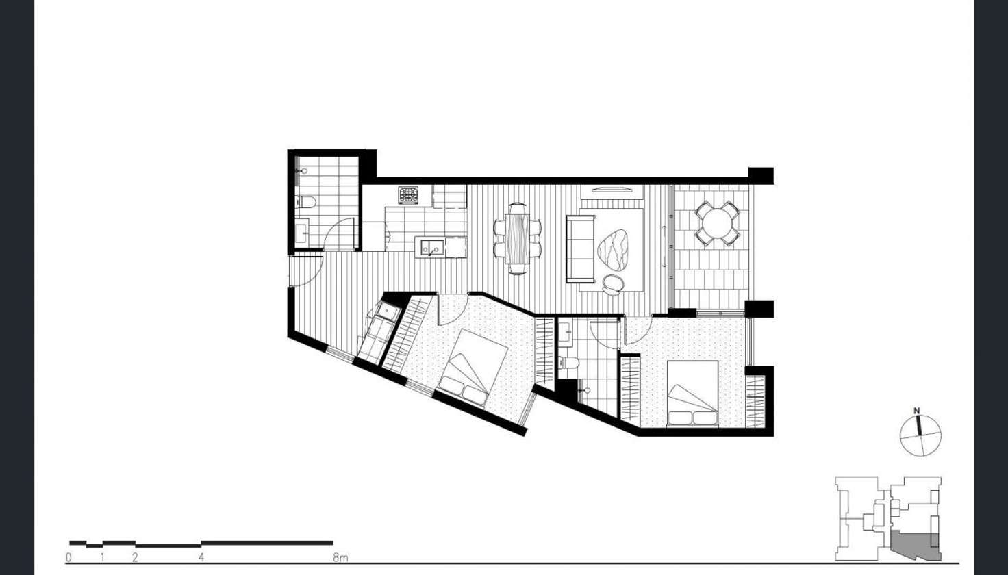 Floorplan of Homely unit listing, 503/277-279 Mann Street, Gosford NSW 2250