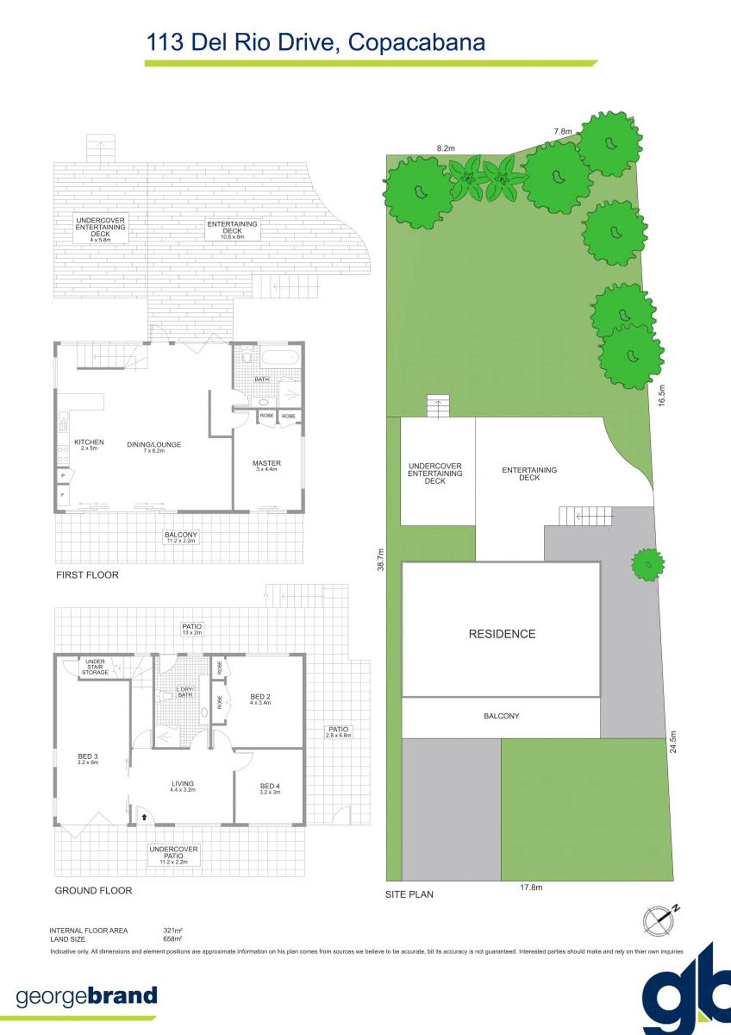 Floorplan of Homely house listing, 113 Del Rio Drive, Copacabana NSW 2251