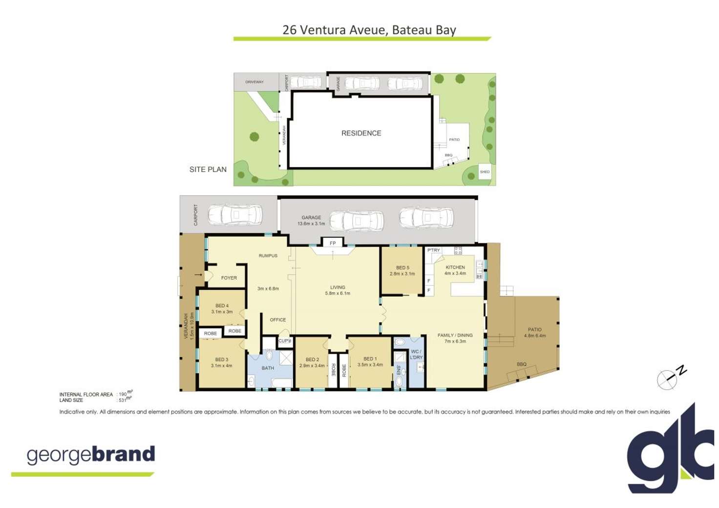 Floorplan of Homely house listing, 26 Ventura Avenue, Bateau Bay NSW 2261