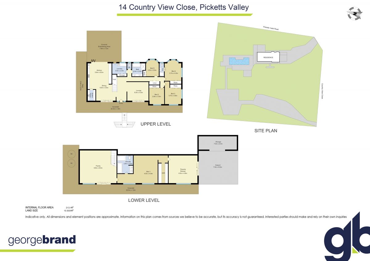 Floorplan of Homely acreageSemiRural listing, 14 Country View Close, Picketts Valley NSW 2251