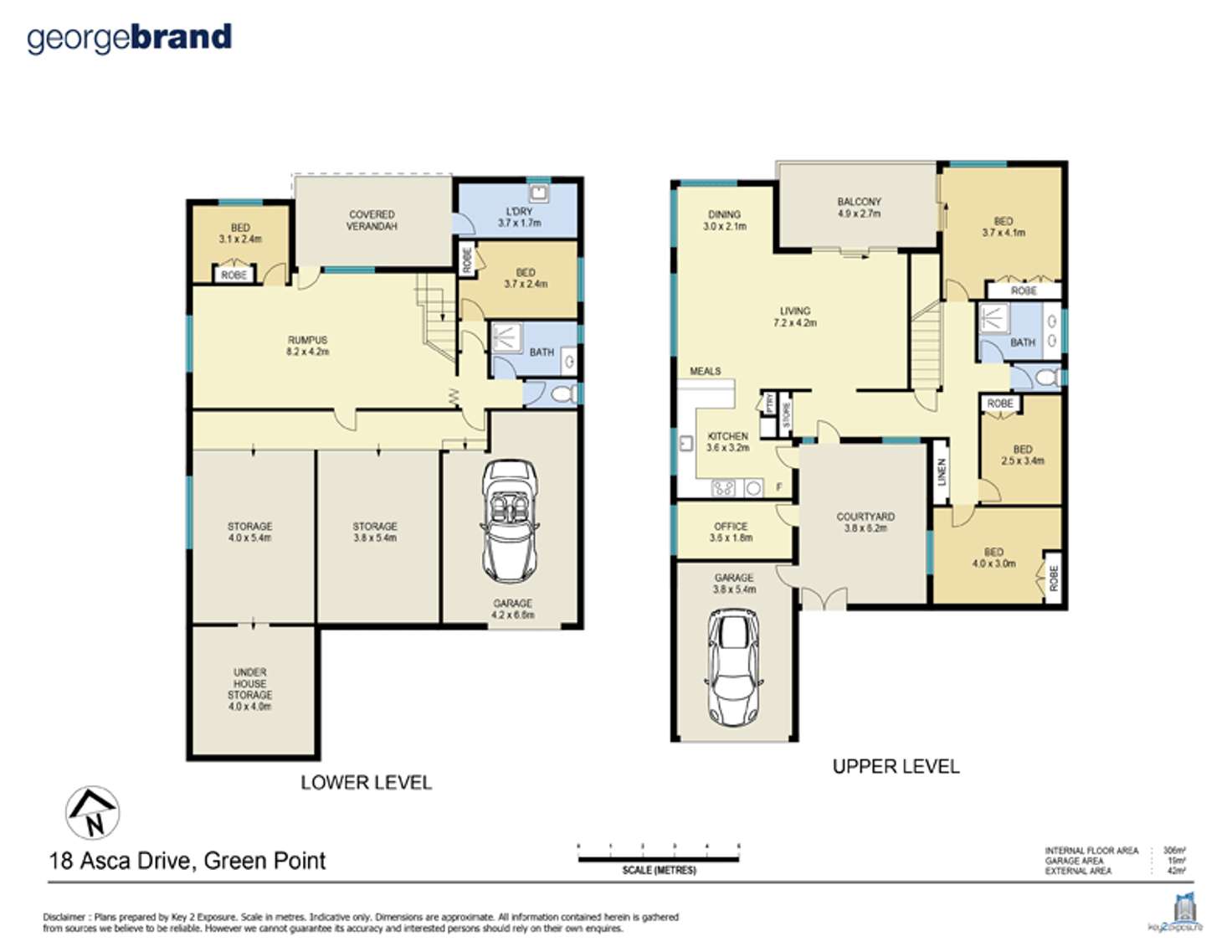 Floorplan of Homely house listing, 18 Asca Drive, Green Point NSW 2251