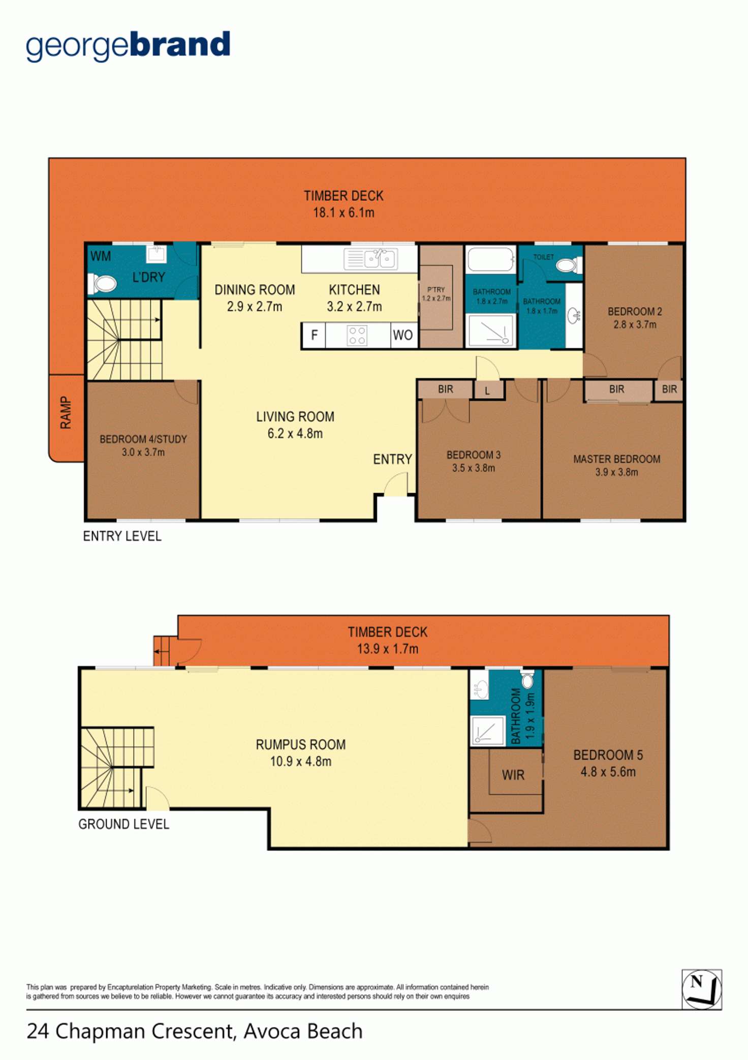 Floorplan of Homely house listing, 24 Chapman Crescent, Avoca Beach NSW 2251