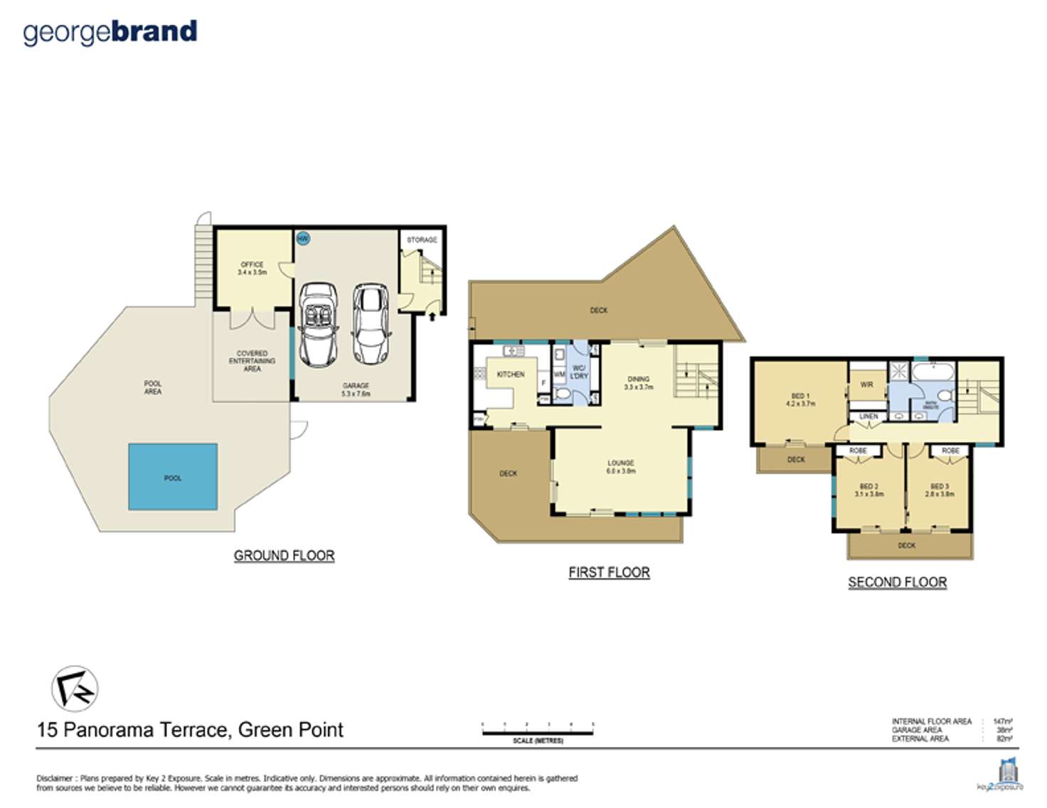 Floorplan of Homely house listing, 15 Panorama Terrace, Green Point NSW 2251