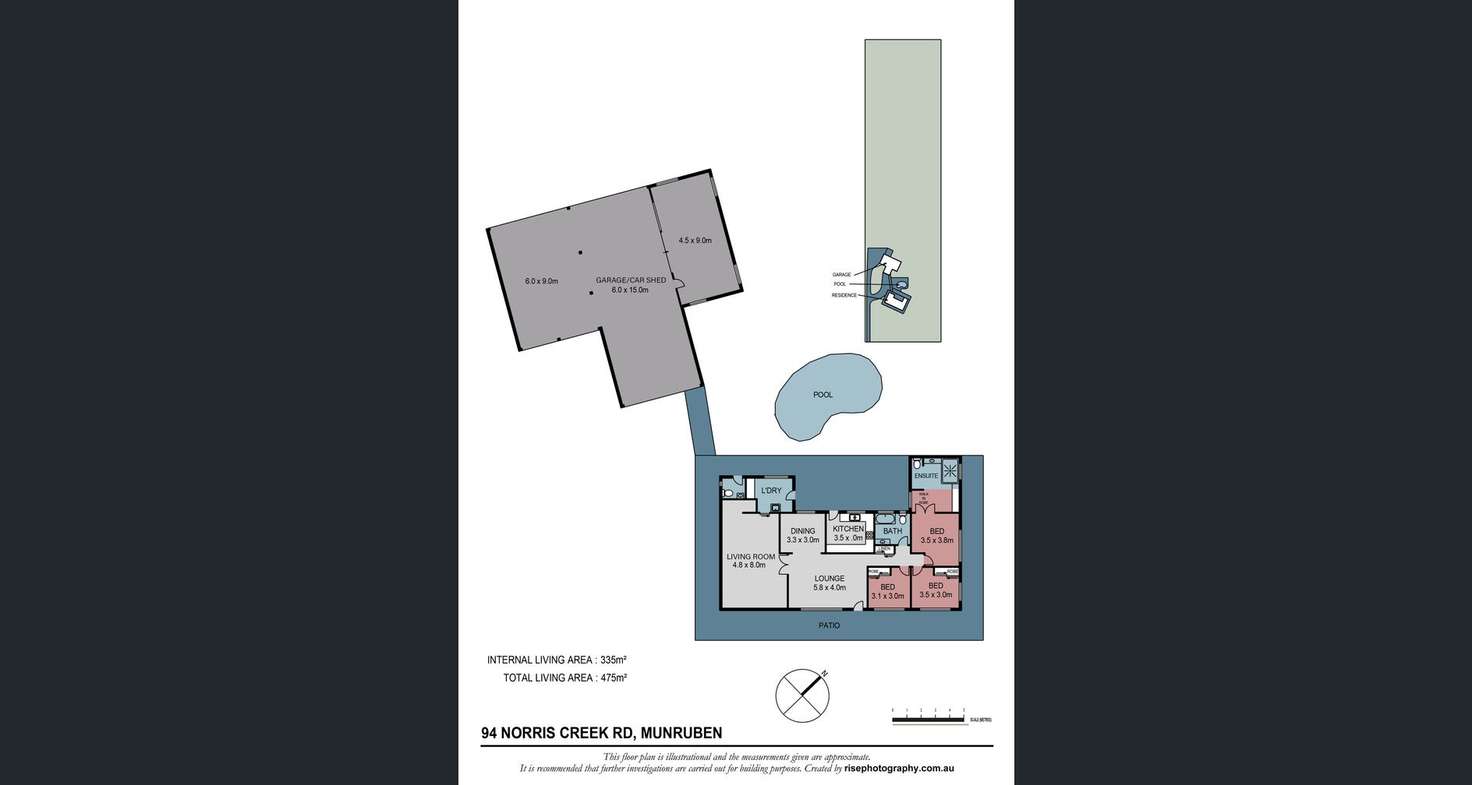 Floorplan of Homely acreageSemiRural listing, 94-102 Norris Creek Road, Munruben QLD 4125