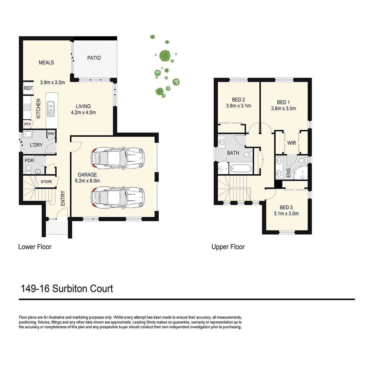 Floorplan of Homely townhouse listing, 149 / 16 Surbiton Court, Carindale QLD 4152
