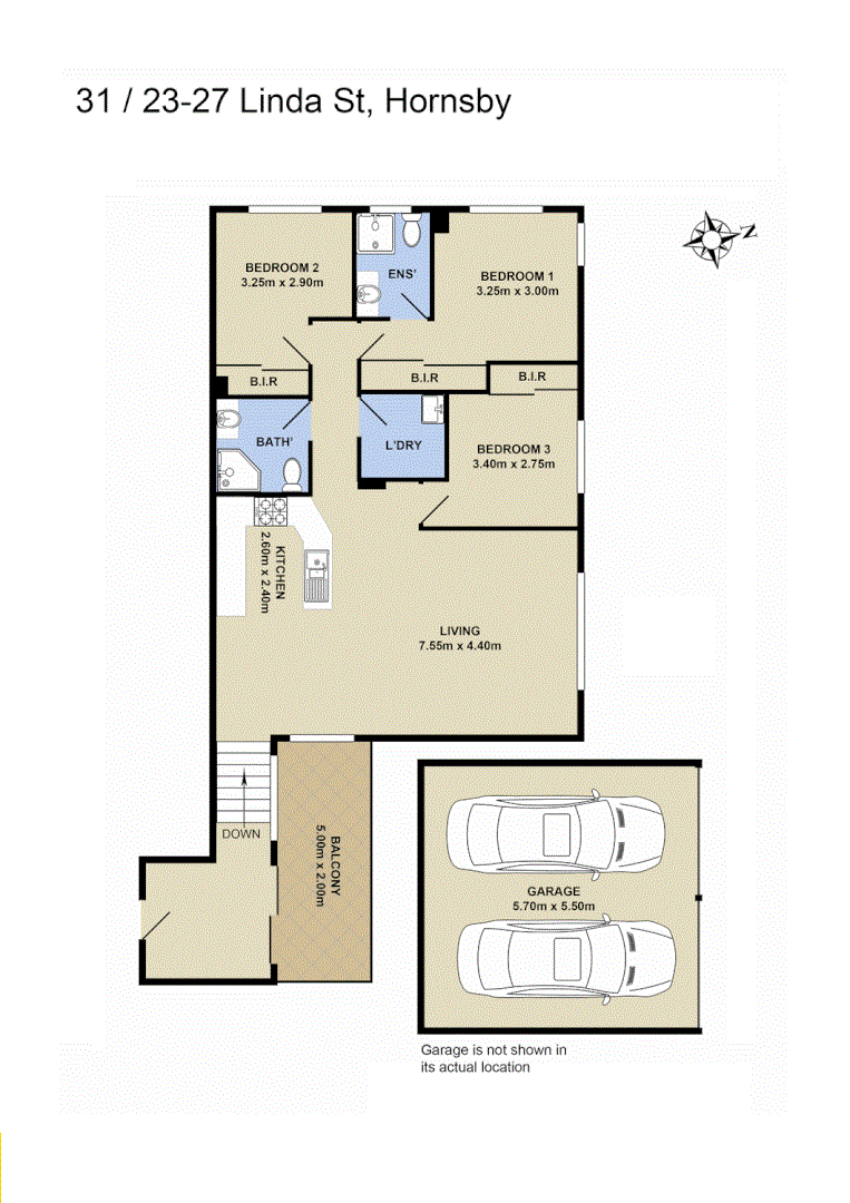 Floorplan of Homely unit listing, 31/23-27 Linda St, Hornsby NSW 2077