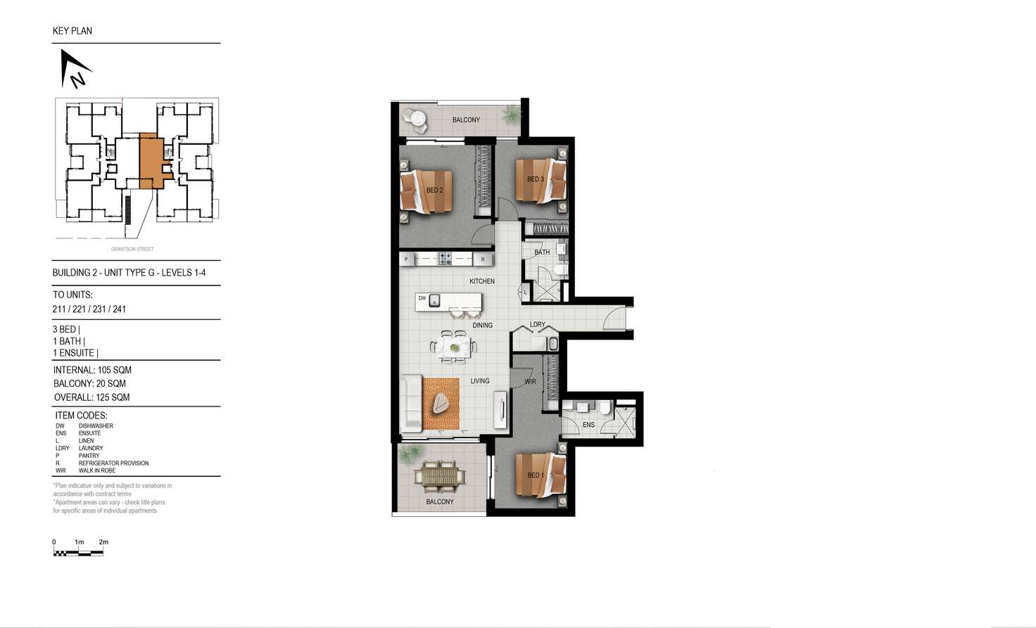 Floorplan of Homely apartment listing, L21/52 Grantson Street, Windsor QLD 4030