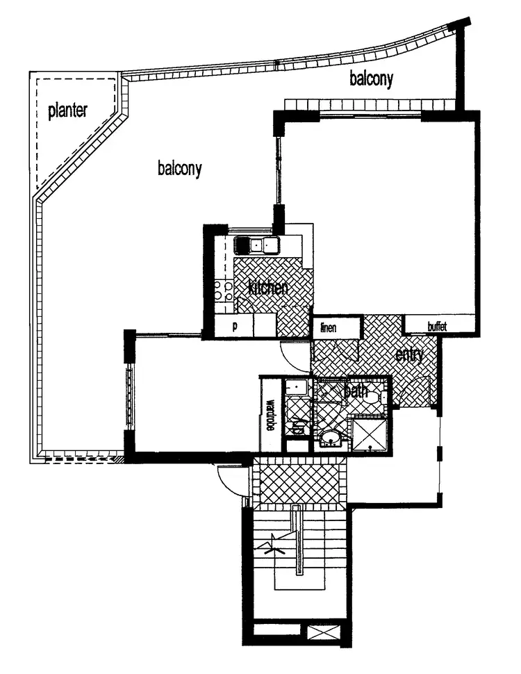 Floorplan of Homely apartment listing, ID:21152555/68 Beeston Street, Teneriffe QLD 4005