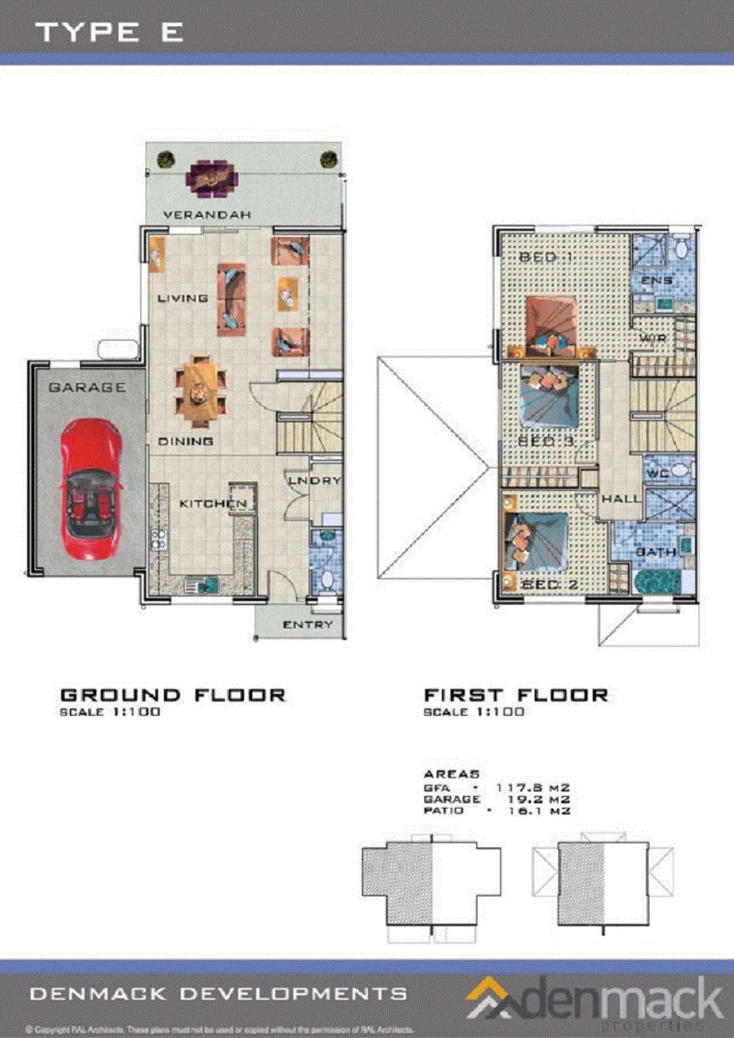 Floorplan of Homely townhouse listing, ID:3880677/6 White Ibis Drive, Griffin QLD 4503