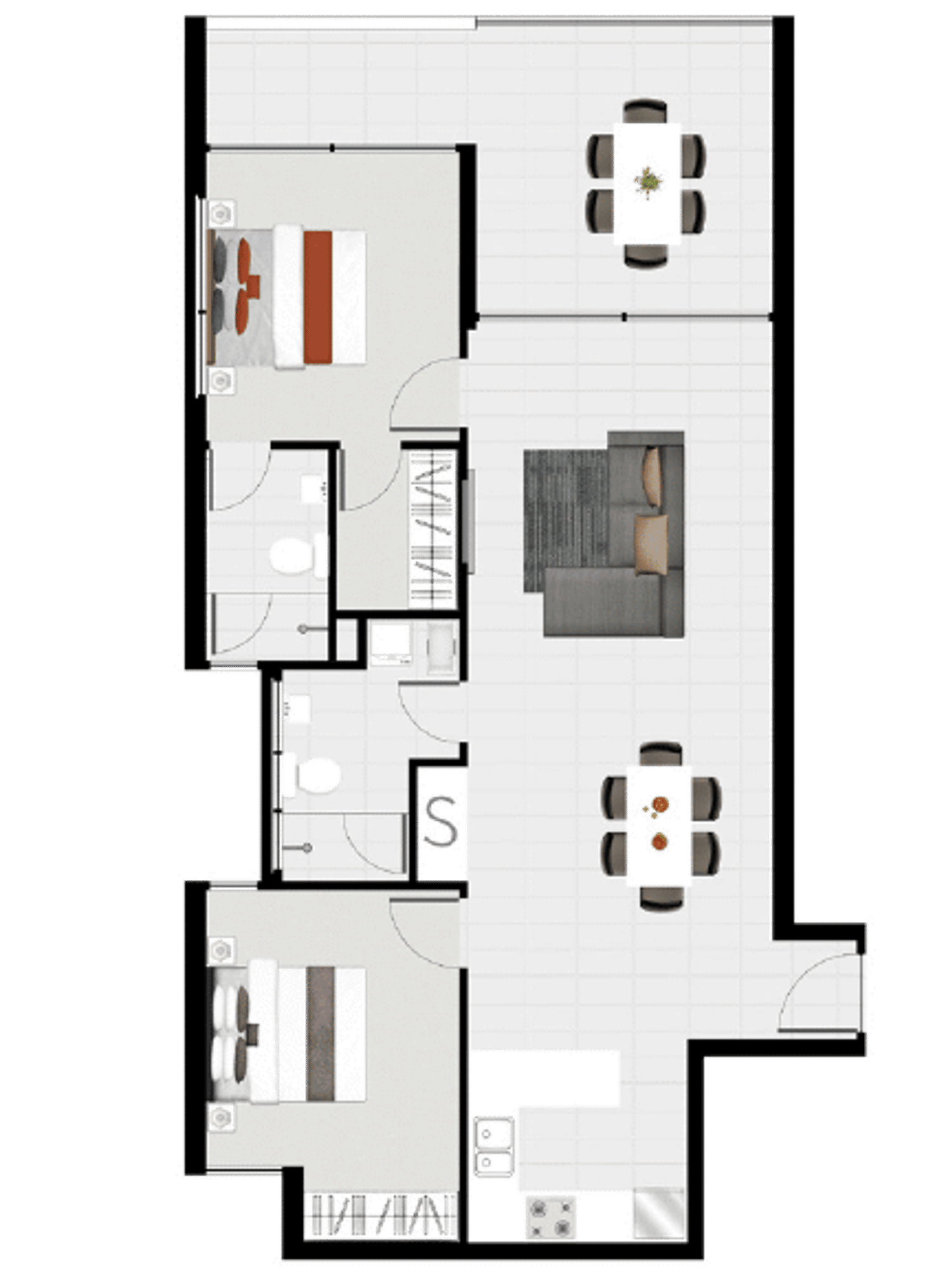 Floorplan of Homely apartment listing, ID:21068987/35 Gallway Street, Windsor QLD 4030