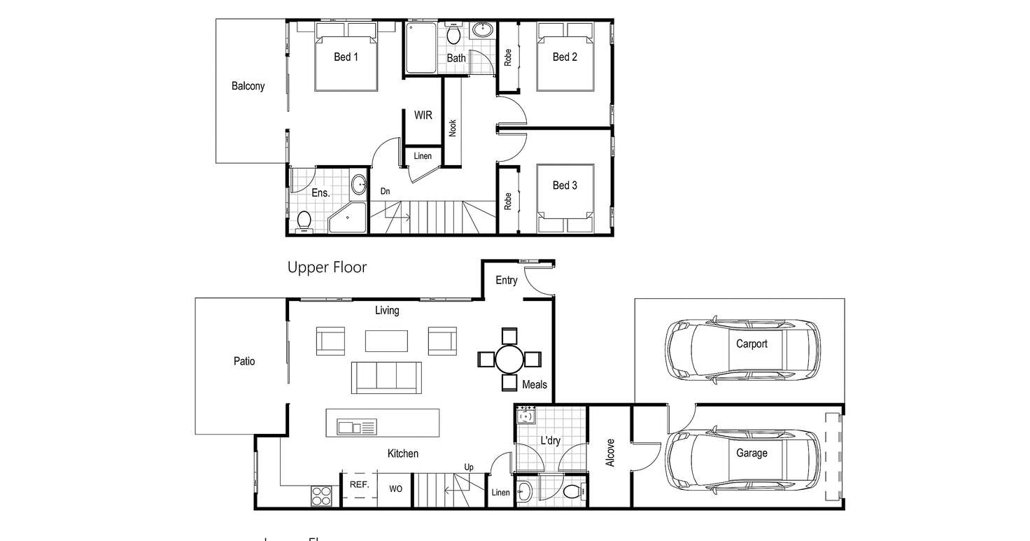 Floorplan of Homely townhouse listing, 24/63 Sean Street, Boondall QLD 4034