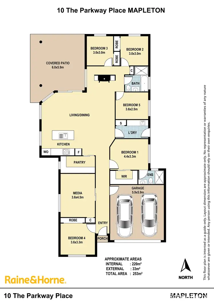 Floorplan of Homely house listing, 10 The Parkway Place, Mapleton QLD 4560