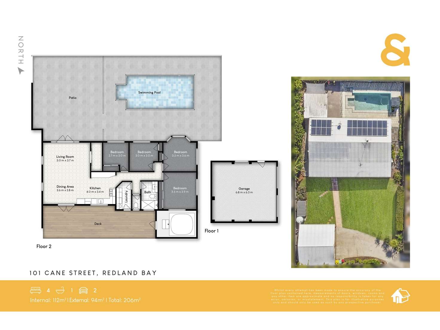 Floorplan of Homely house listing, 101 Cane Street, Redland Bay QLD 4165