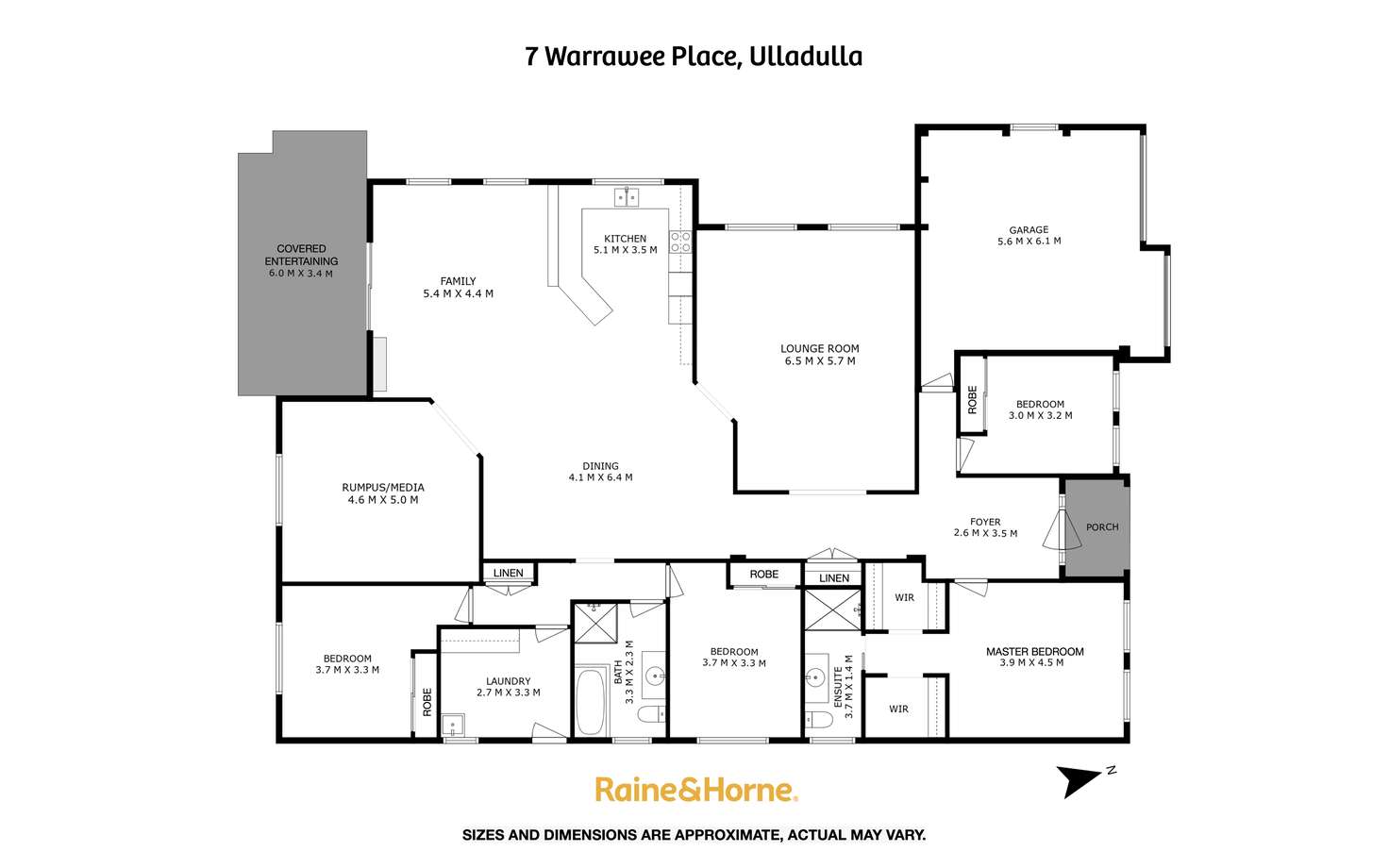Floorplan of Homely house listing, 7 Warrawee Place, Ulladulla NSW 2539