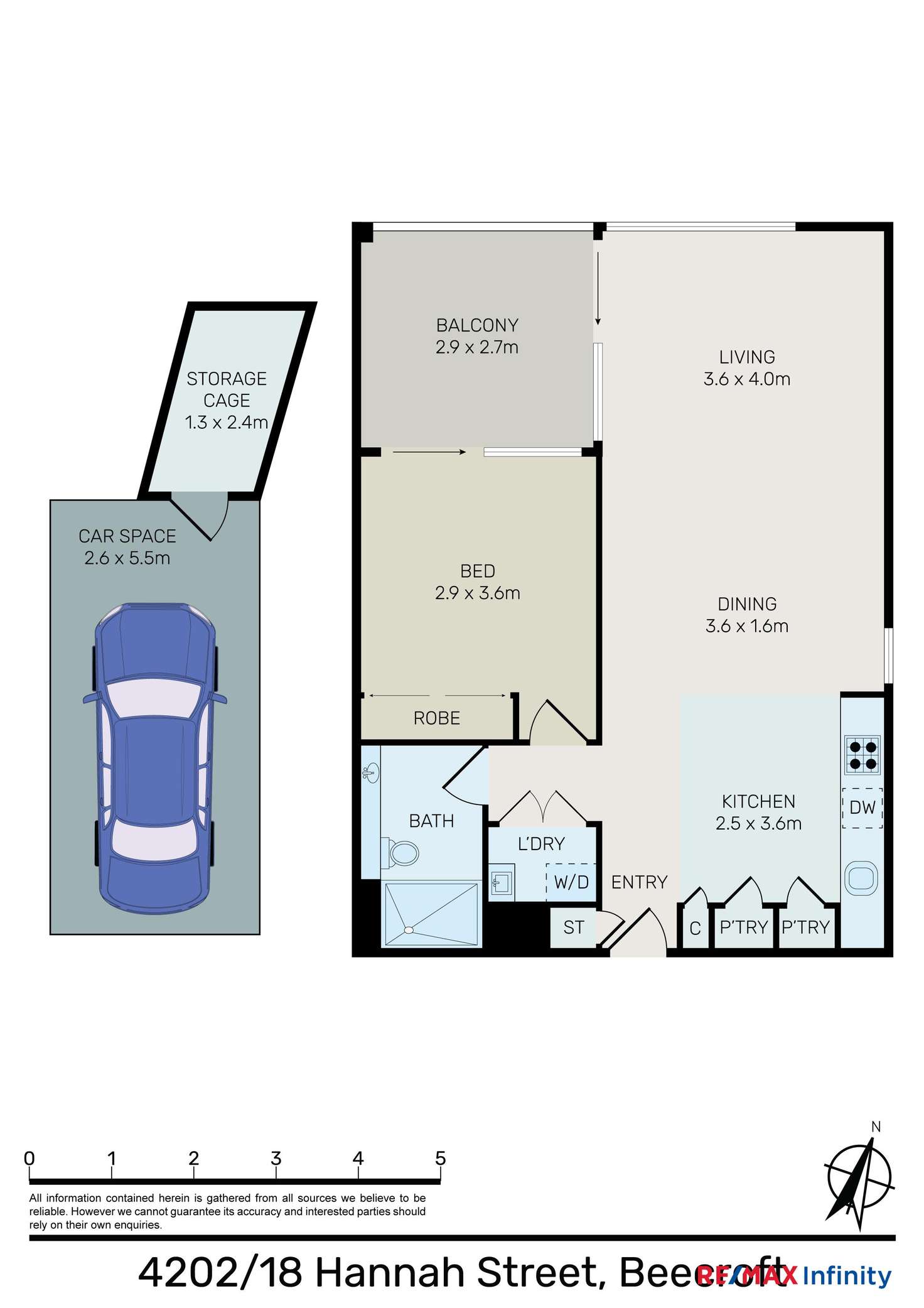Floorplan of Homely apartment listing, 4.202/18 Hannah, Beecroft NSW 2119