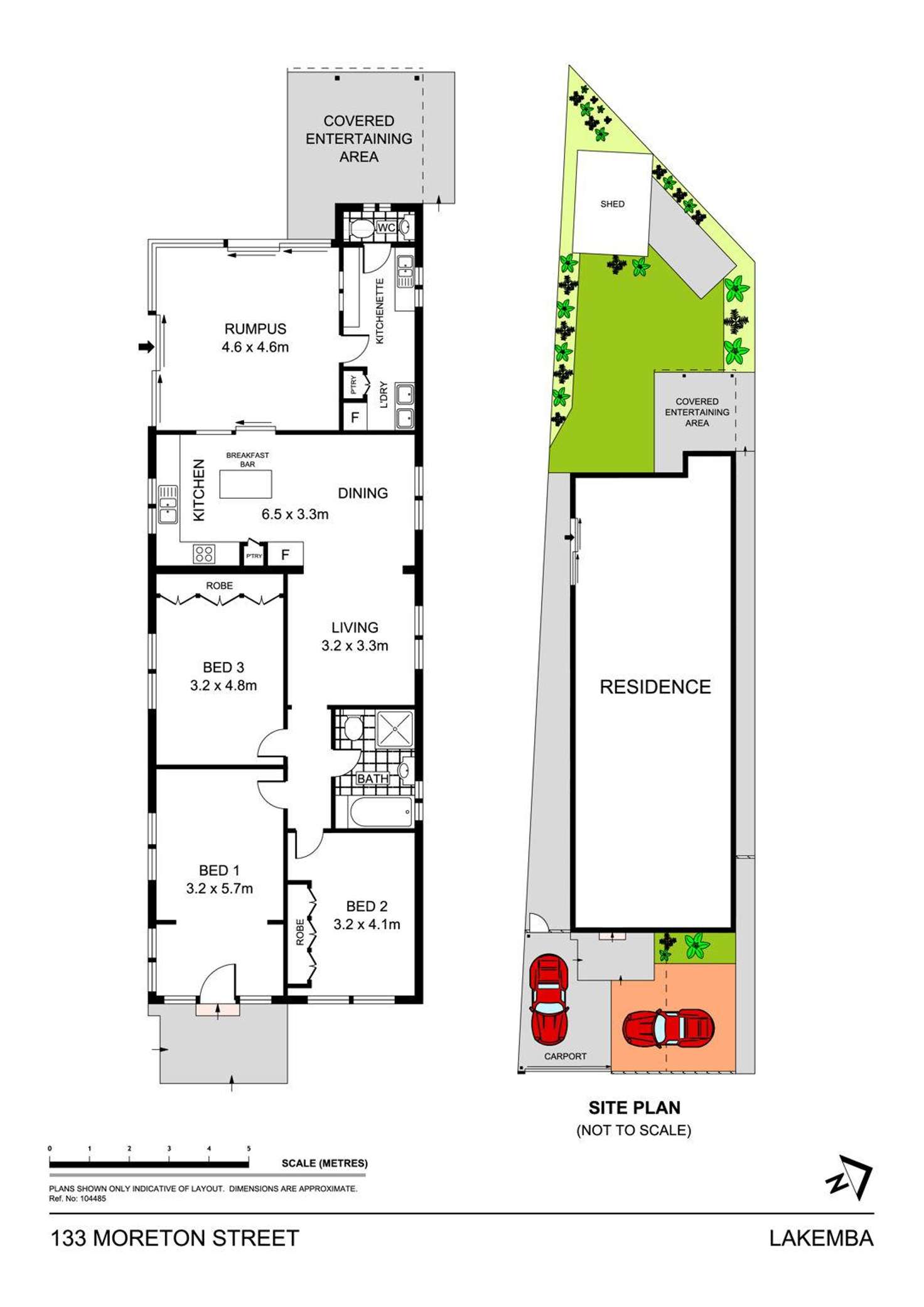 Floorplan of Homely house listing, 133 Moreton Street, Lakemba NSW 2195