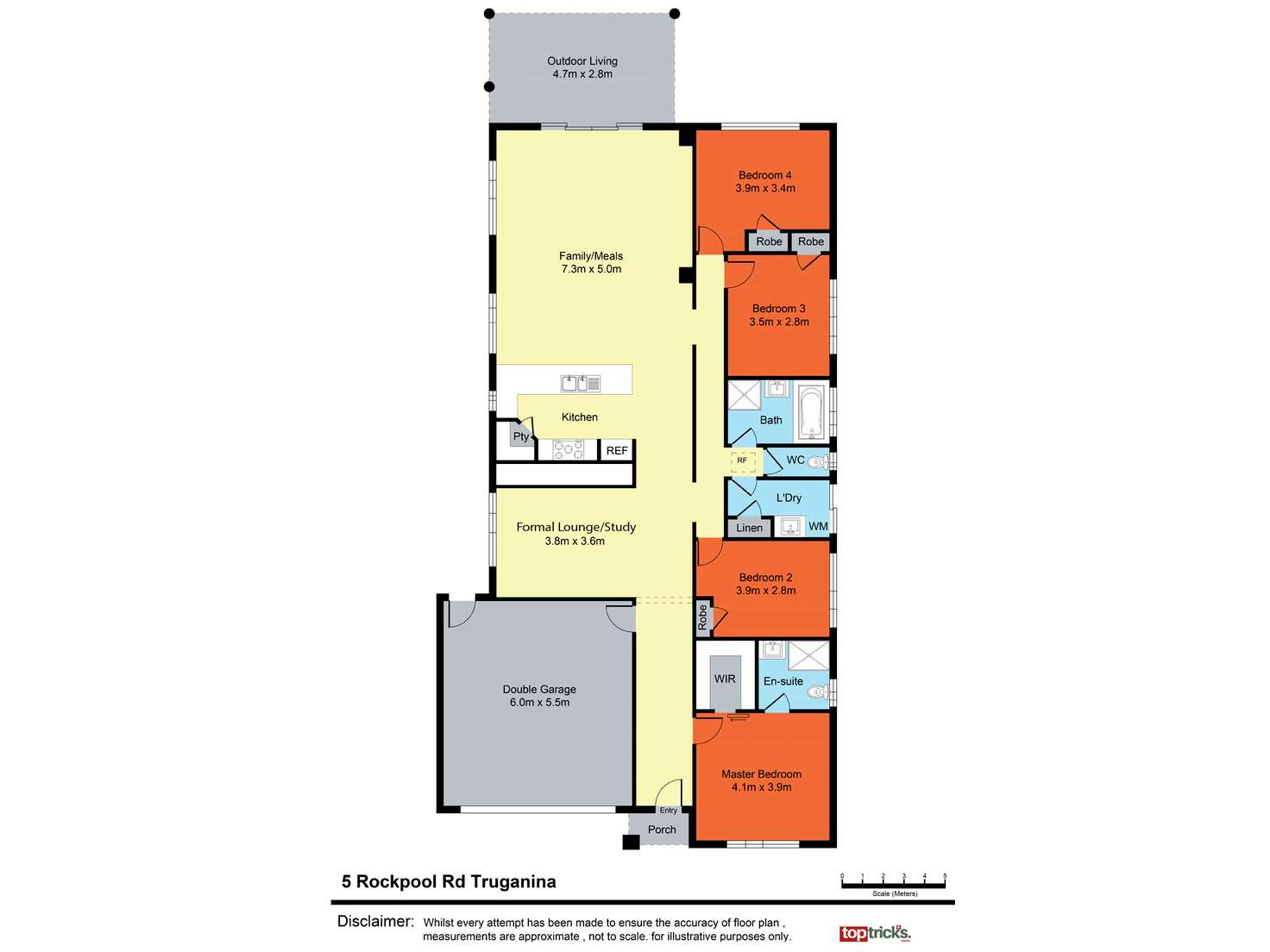 Floorplan of Homely house listing, 5 Rockpool Road, Truganina VIC 3029