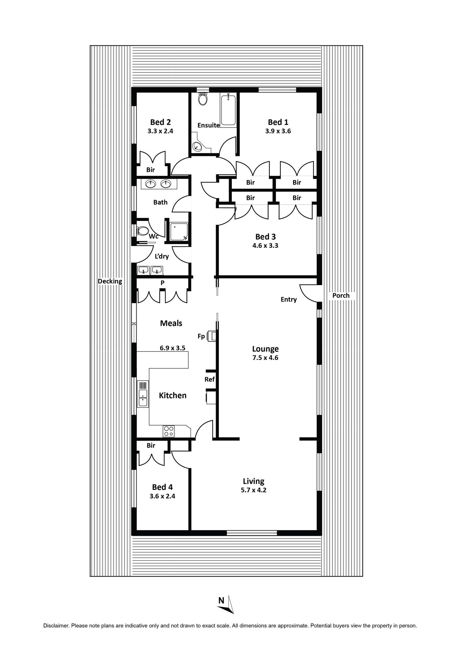 Floorplan of Homely acreageSemiRural listing, 60 Bardwell Drive, Mickleham VIC 3064