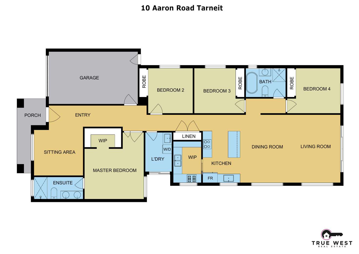 Floorplan of Homely house listing, 10 Aaron Road, Tarneit VIC 3029