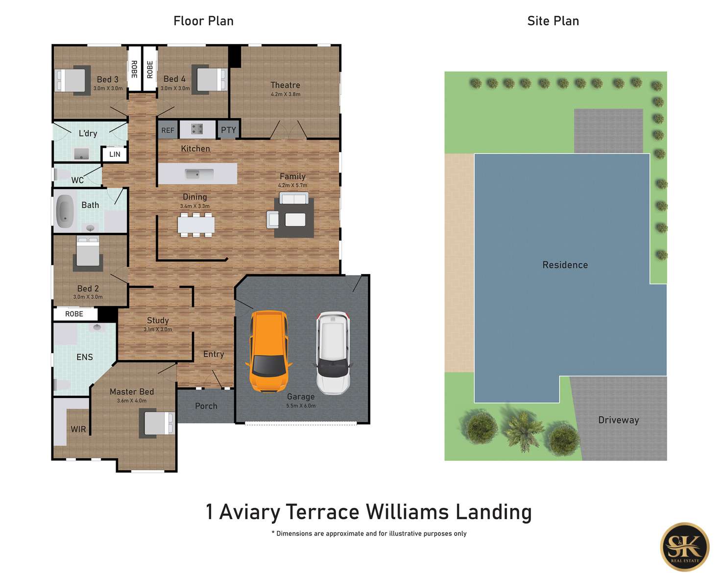 Floorplan of Homely house listing, 1 Aviary Terrace, Williams Landing VIC 3027