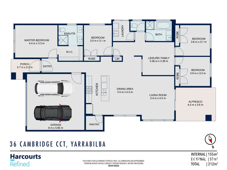Floorplan of Homely house listing, 36 Cambridge Circuit, Yarrabilba QLD 4207