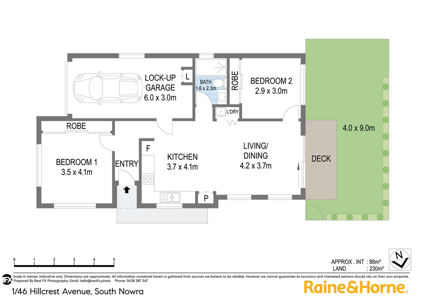 Floorplan of Homely house listing, 1/46 Hillcrest Avenue, South Nowra NSW 2541