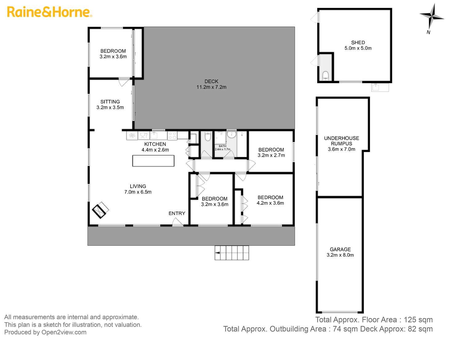 Floorplan of Homely house listing, 13 Prosser Street, Orford TAS 7190
