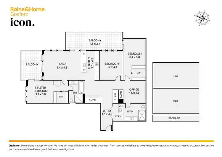 Floorplan of Homely apartment listing, 1/8 Kendall Street, Gosford NSW 2250
