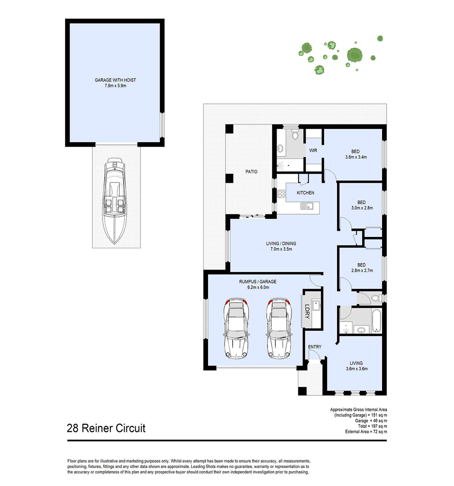 Floorplan of Homely house listing, 28 Reiner Circuit, Burpengary QLD 4505