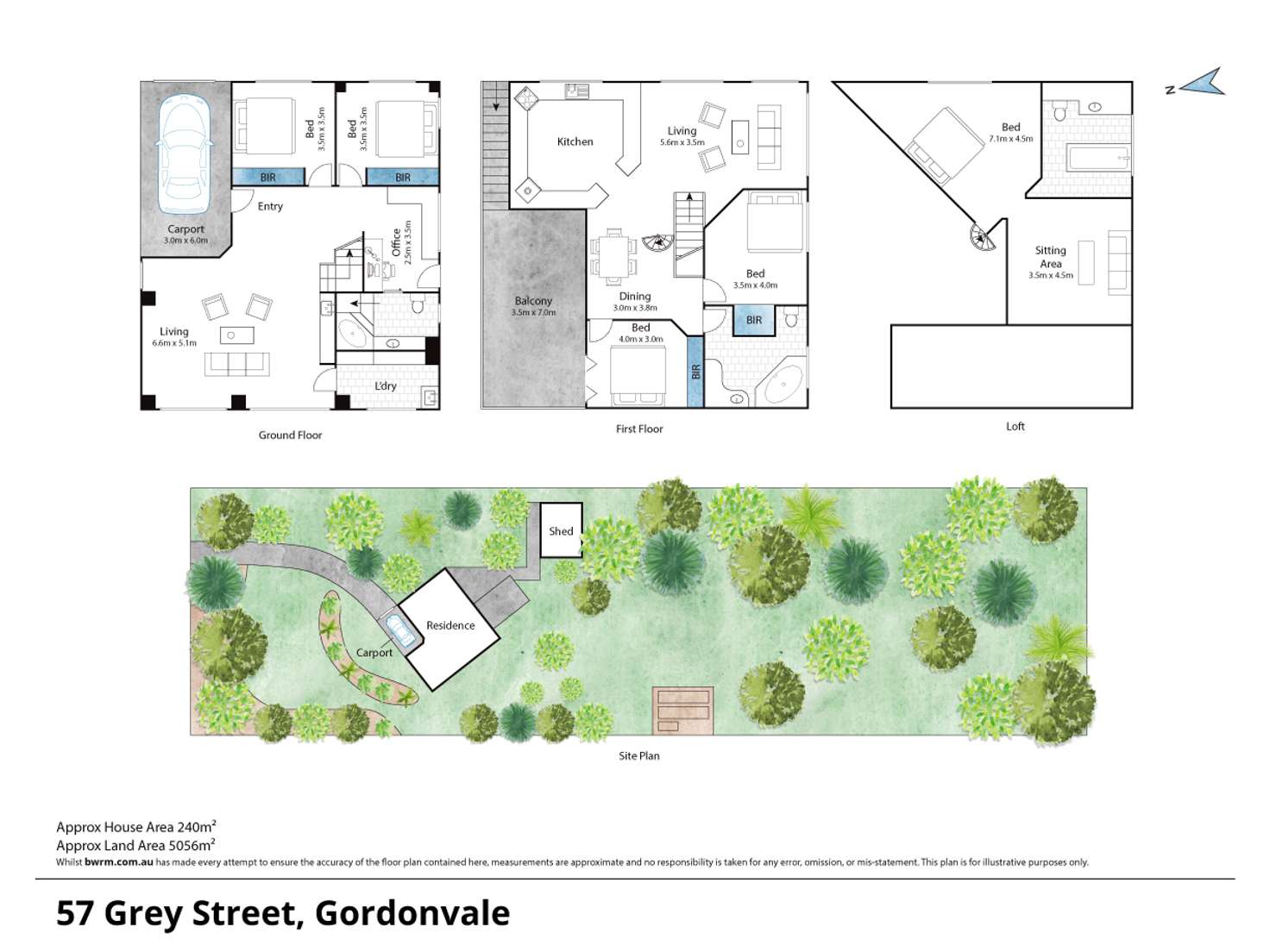 Floorplan of Homely house listing, 53-55 Grey Street, Gordonvale QLD 4865