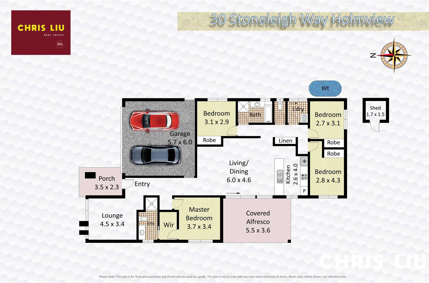 Floorplan of Homely house listing, 30 Stoneleigh Way, Holmview QLD 4207