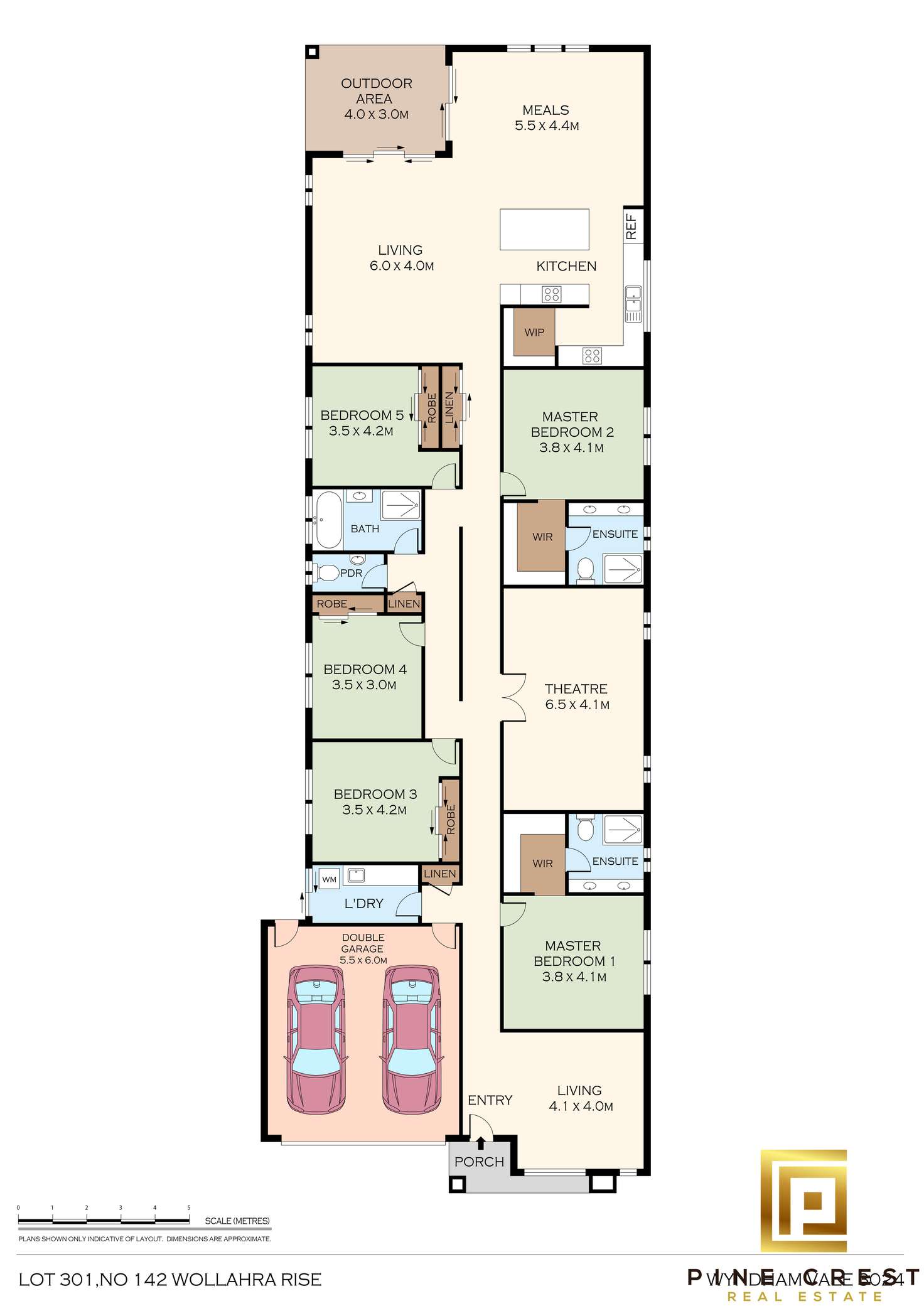 Floorplan of Homely house listing, 142 Wollahra Rise, Wyndham Vale VIC 3024