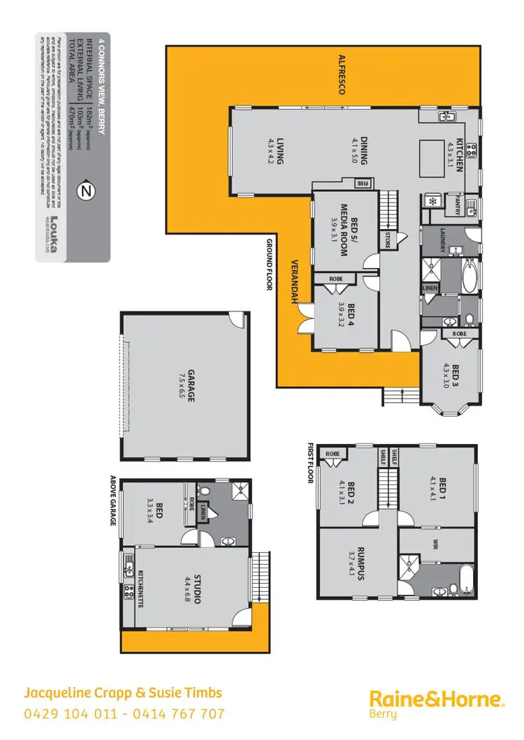 Floorplan of Homely house listing, 4 Connors View, Berry NSW 2535
