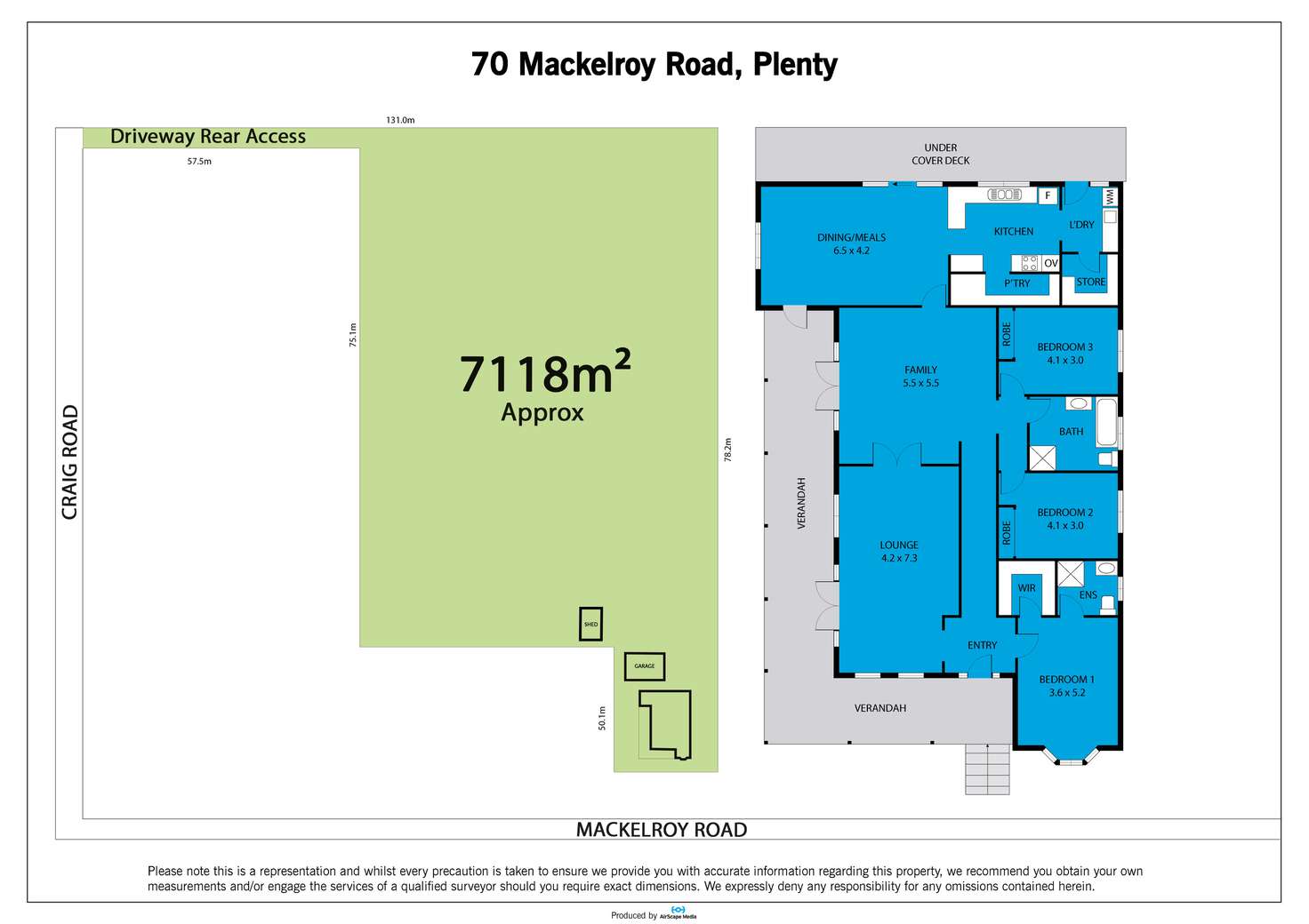Floorplan of Homely house listing, 70 Mackelroy Road, Plenty VIC 3090