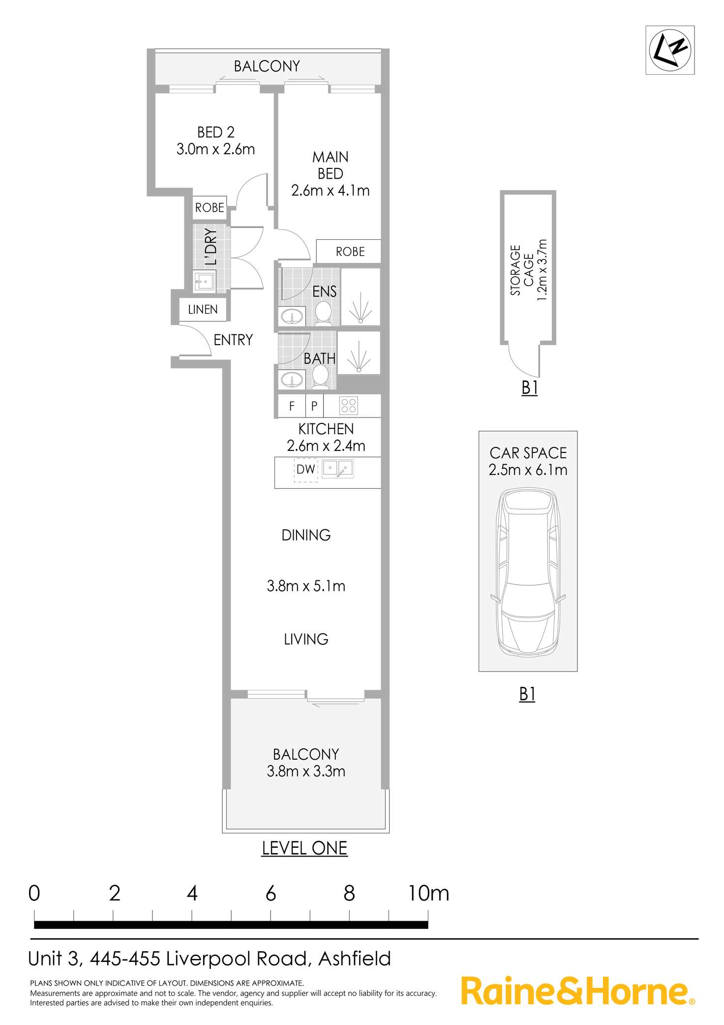 Floorplan of Homely apartment listing, 3/445-455 Liverpool Road, Ashfield NSW 2131